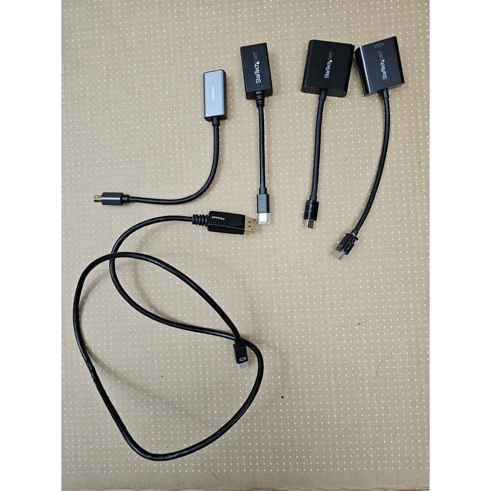 Lot of 5 StarTech BENFEI MOREAD Mini Display Port to HDMI Cable Adapter